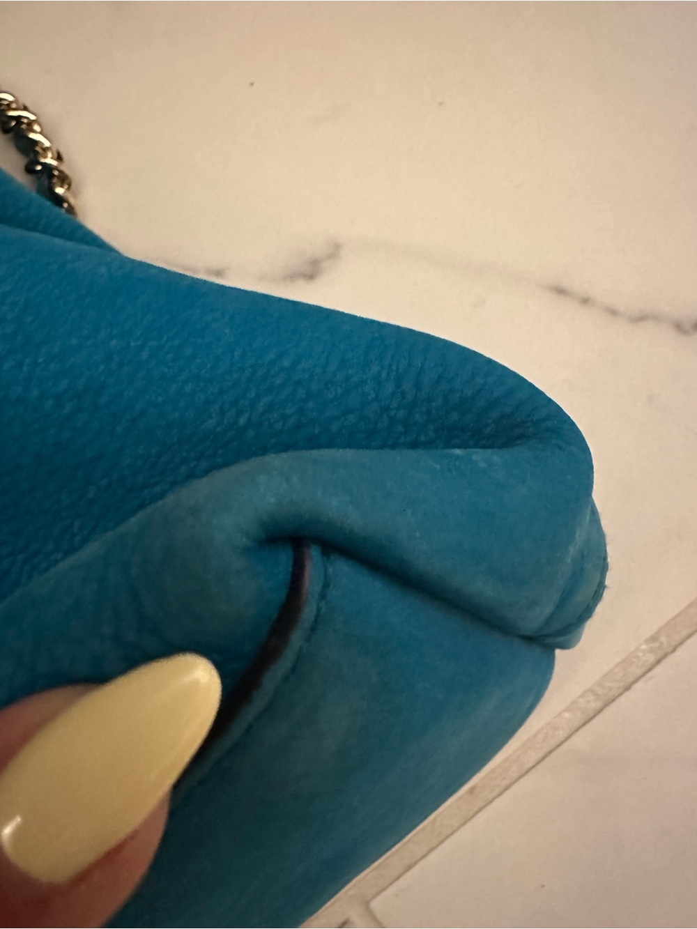 Gucci Teal Leather Soho Shoulder Tote with Tassel - Picture 14 of 16